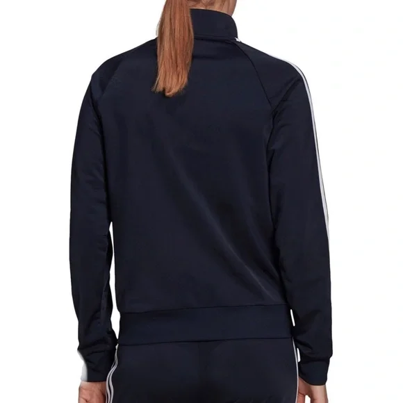 Adidas Warm-Up Tricot Slim 3-Stripes Track Jacket Navy XS - Picture 6 of 9